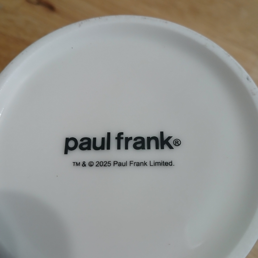 Paul Frank Mug Mid-Century Inspired Julius Monkey Ceramic Coffee Cup NEW Blue - Picture 5 of 7
